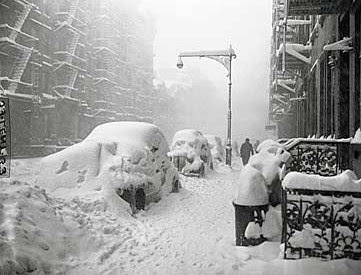 Snow storm in Iran in 1972